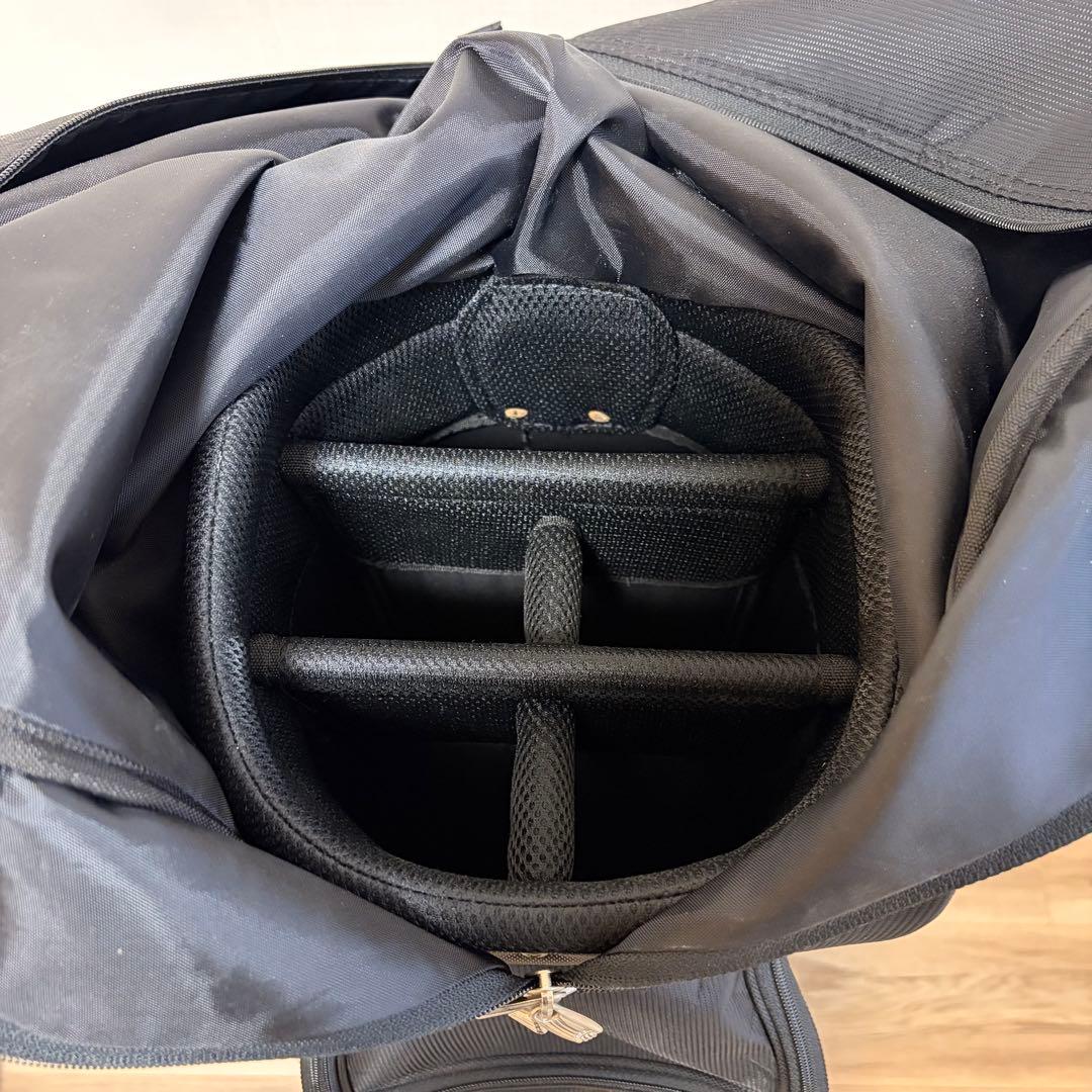 【初心者セット】アディダスキャディーバッグ　黒赤　おまけ多数