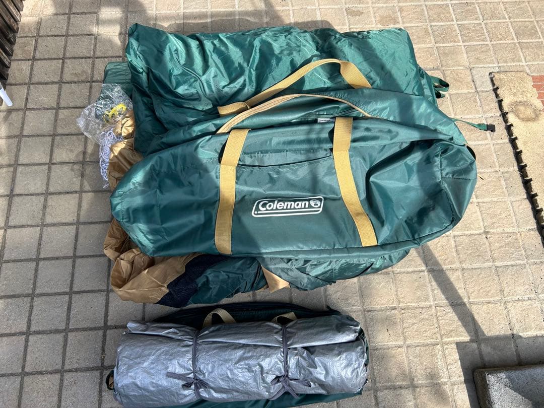 コールマン Coleman 2ルームハウステント グリーン/ベージュ