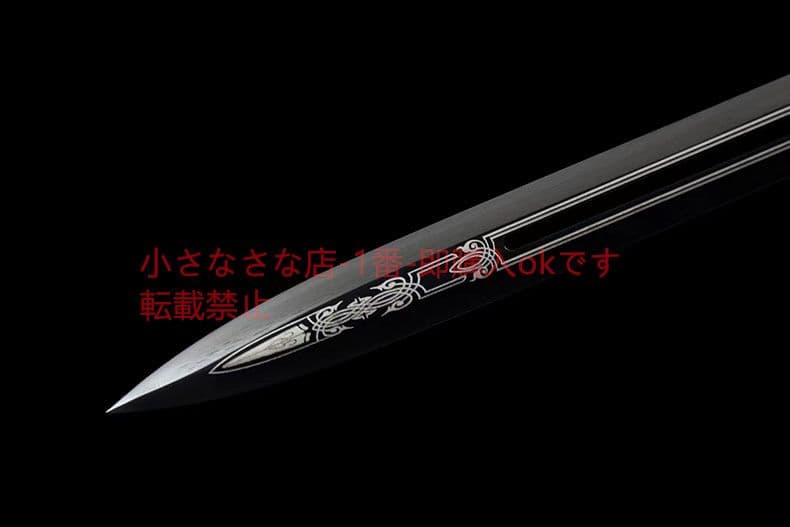 黒氷魂漢剣 古兵器 武具 刀装具 日本刀 模造刀 居合刀