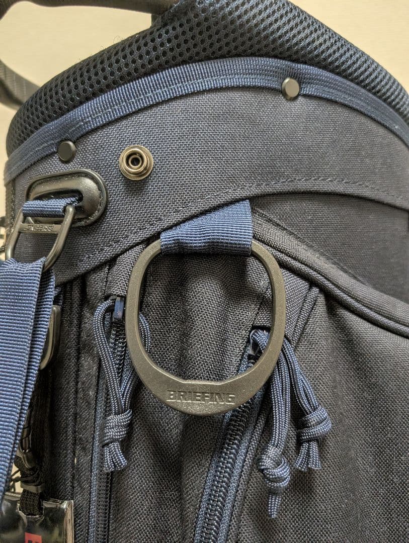 【美品】BRIEFINGGOLF CR-4 #02 キャディバッグ ネイビー