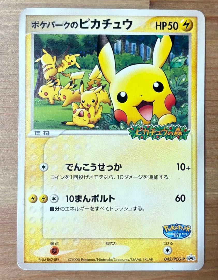 a*a様 ポケパークのピカチュウ PROMO PCG-Pプロモカード 043/P