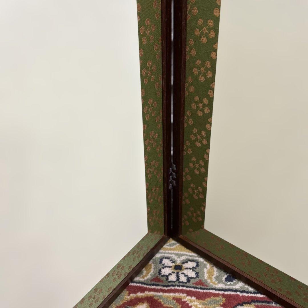 茶道具 溜塗 利休梅 風炉先屏風 裏チラシ 両面使い 上透かし