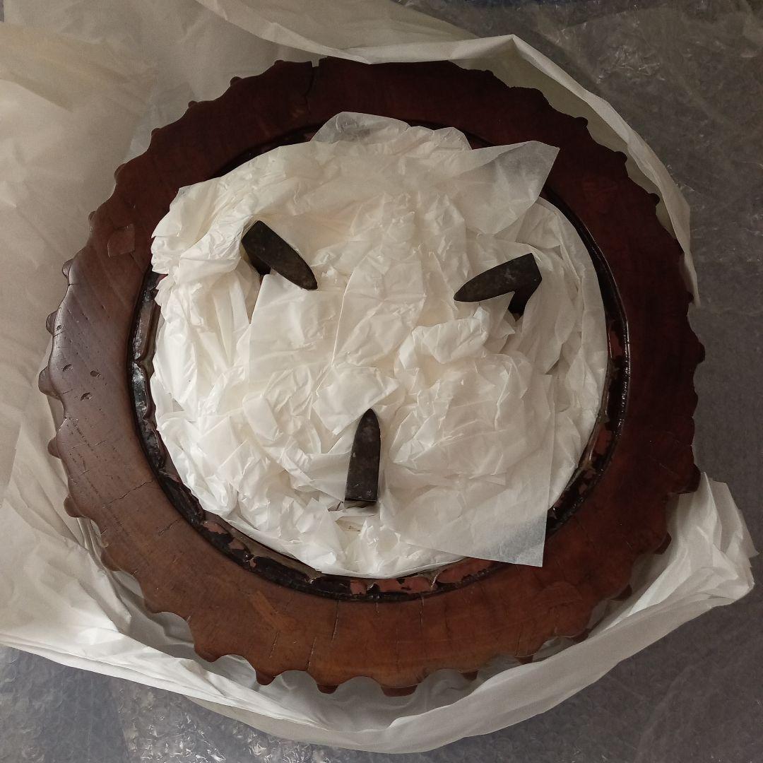 未使用に近い　訳あり　数寄者好み　火鉢　手焙　五徳付き