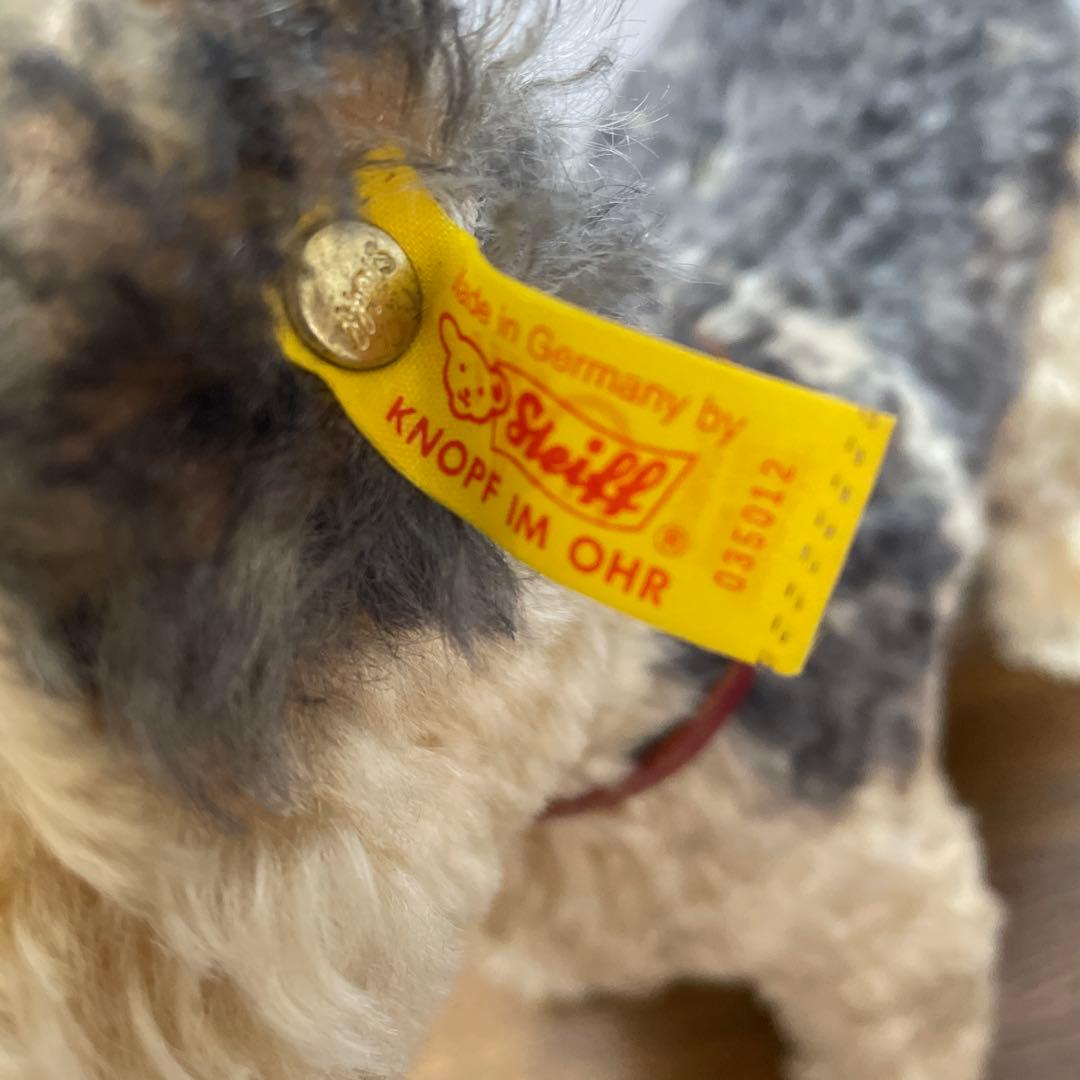 Steiff テリア　ぬいぐるみ