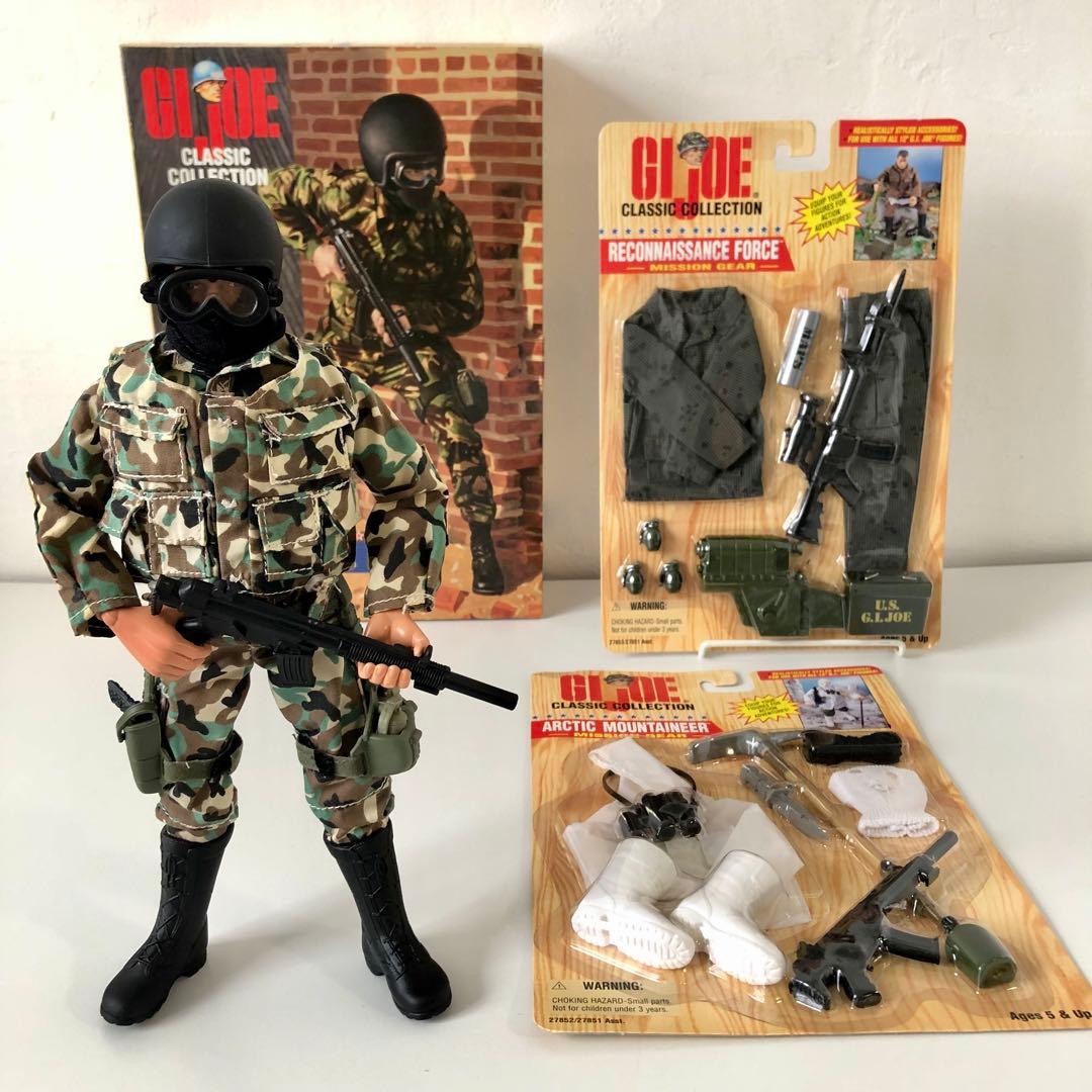 GIジョー クラシックコレクション SAS フィギュア＋未開封ギア2種セット