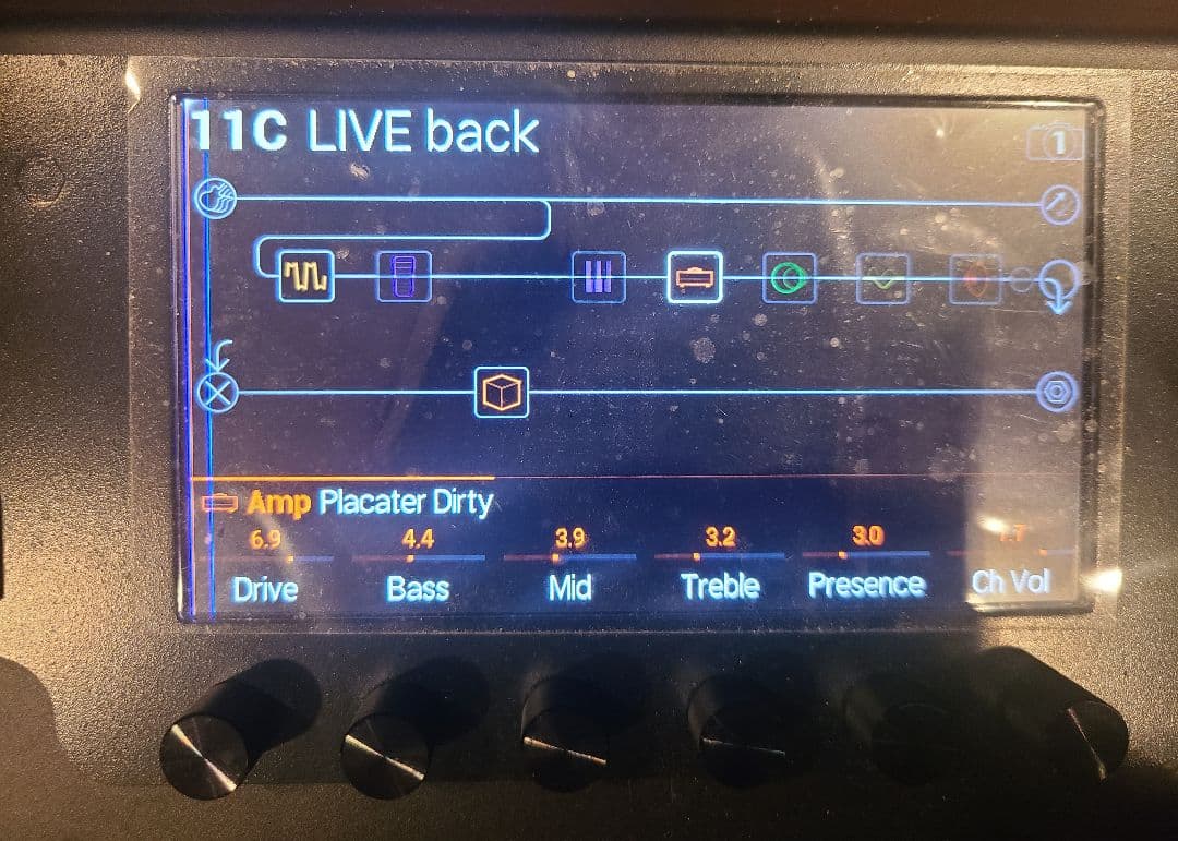 Line 6 Helix LT ギターエフェクター