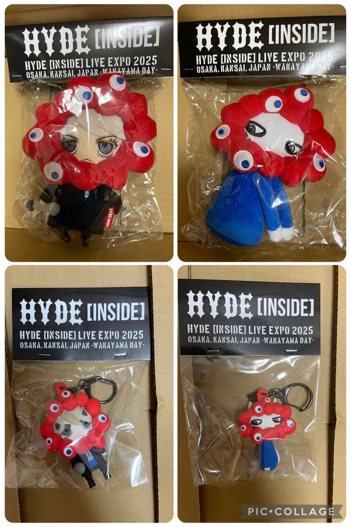 ミャクミャク　HYDE [INSIDE] LIVE ぬいぐるみキーホルダーセット