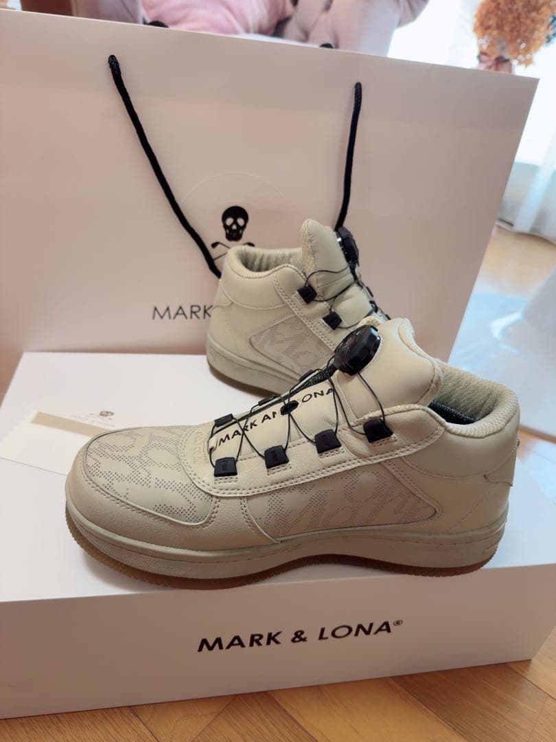 MARK & LONA ゴルフシューズ ホワイト　男女兼用