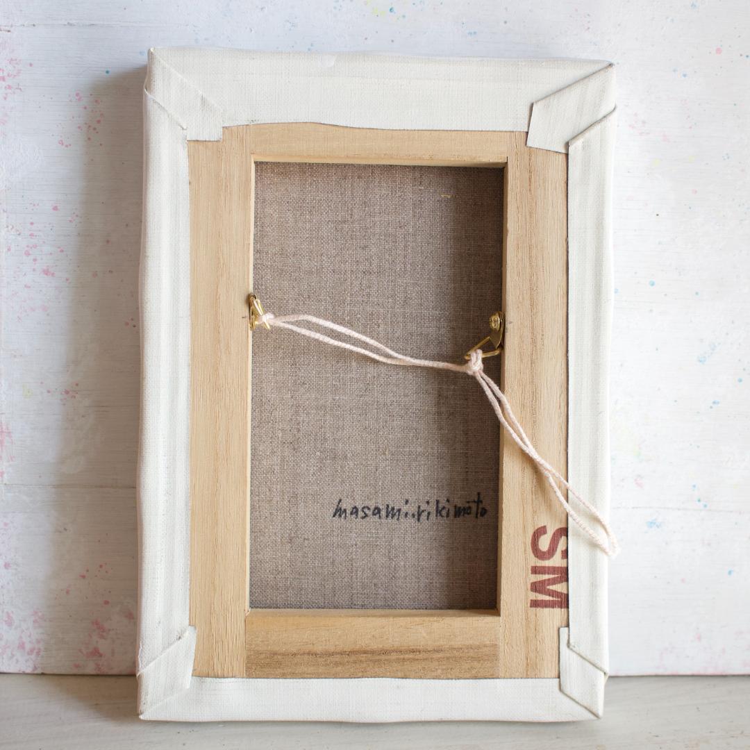 「ヘリオトロープ（ブライトブルー）」 アクリル画 SM キャンバス 原画 額なし