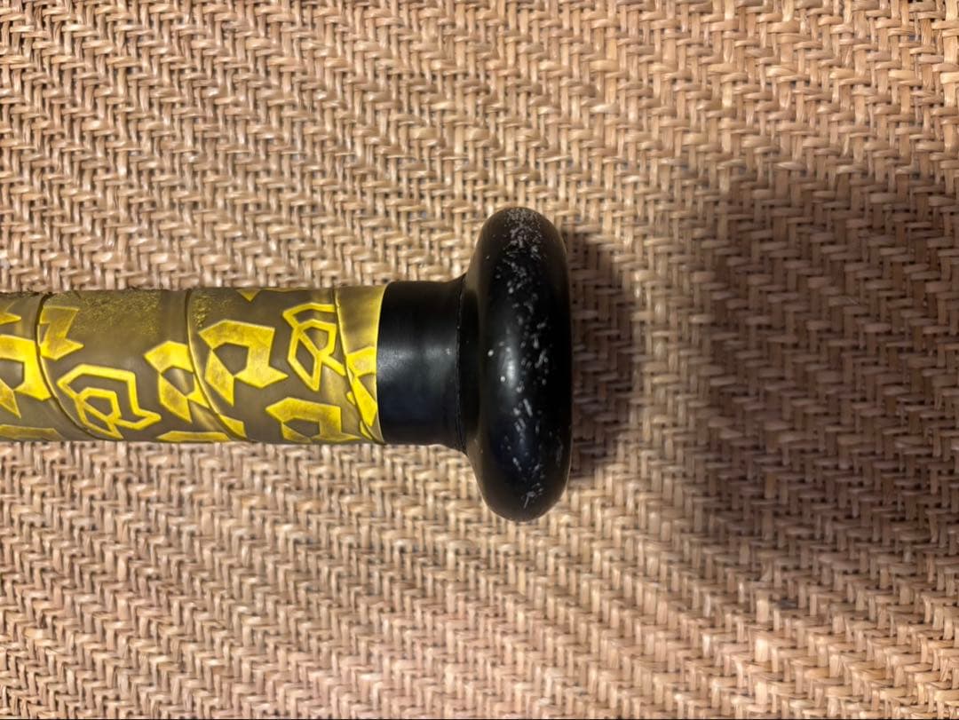 ミズノ 軟式バット カモフラージュ 黒/金