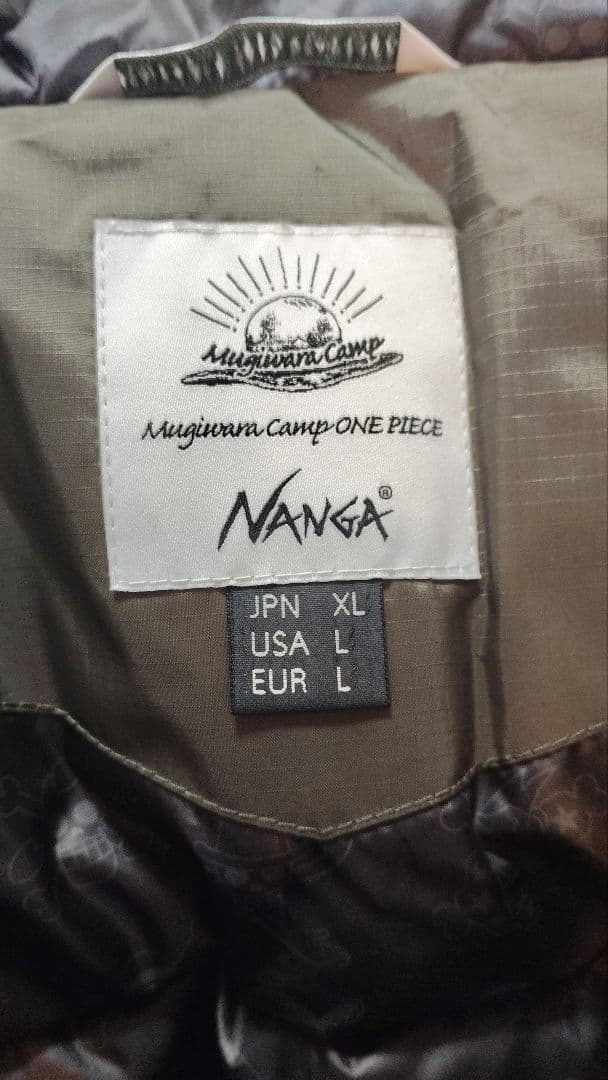 【未使用】NANGA ONE PIECEコラボ ダウンジャケット XL