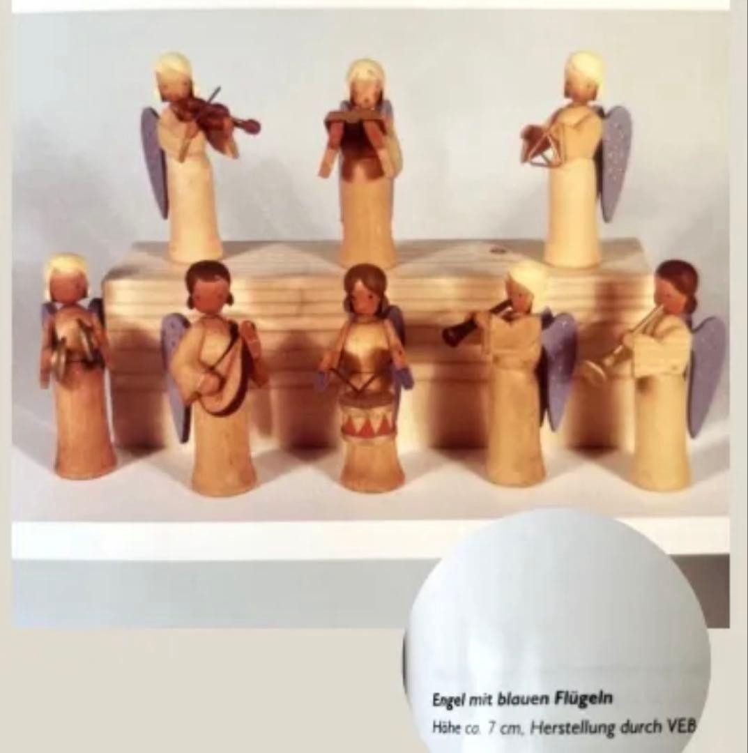 旧東ドイツ時代ディットマンデザイン「キャンドルホルダー、楽譜を持つ天使」