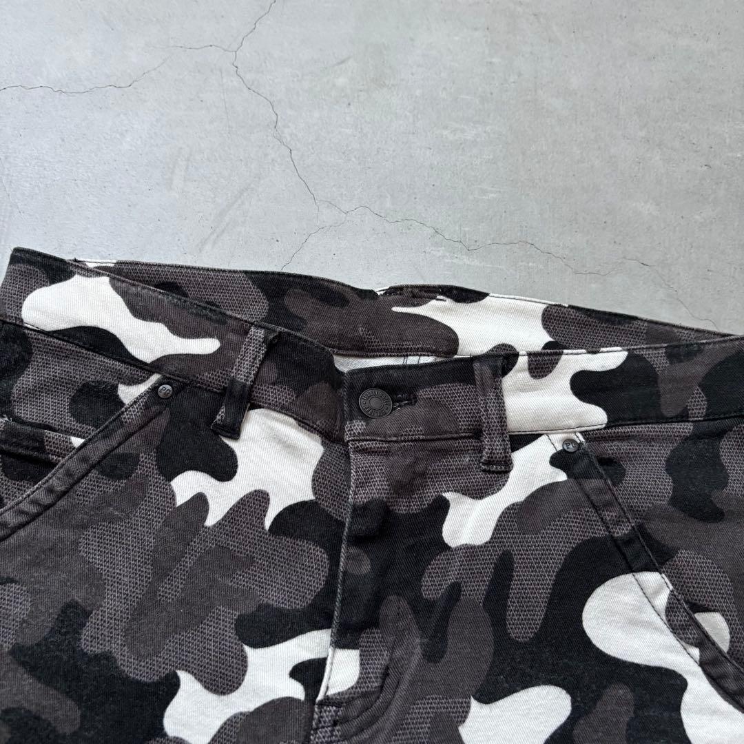 PEARLY GATES カモフラ迷彩総柄 ストレッチロングパンツ 30周年記念