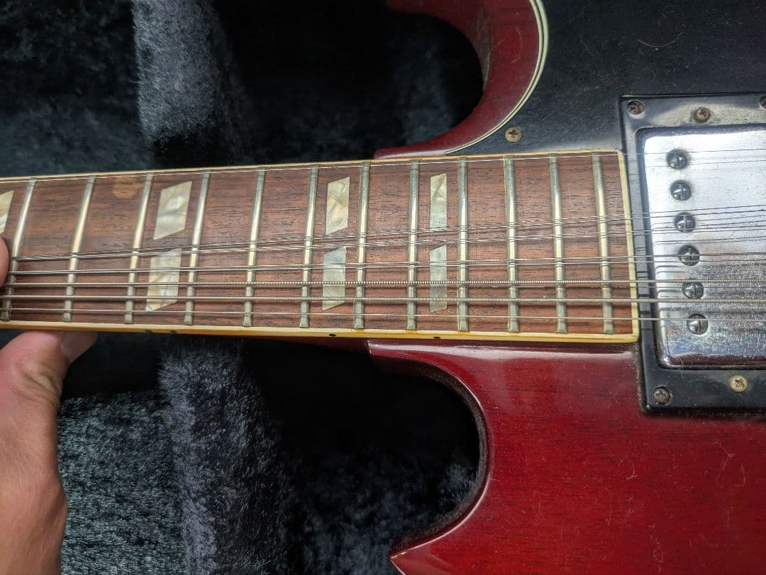 フェルナンデス製ダブルネック　ジミー・ペイジタイプ