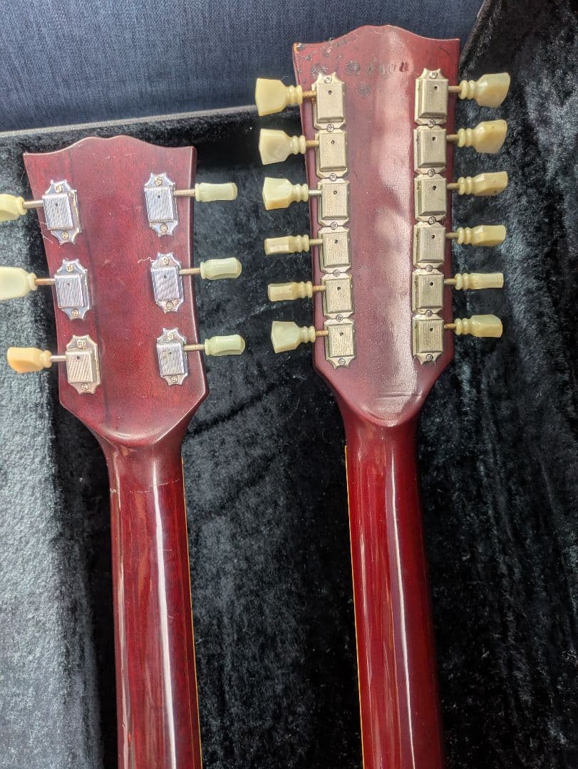 フェルナンデス製ダブルネック　ジミー・ペイジタイプ