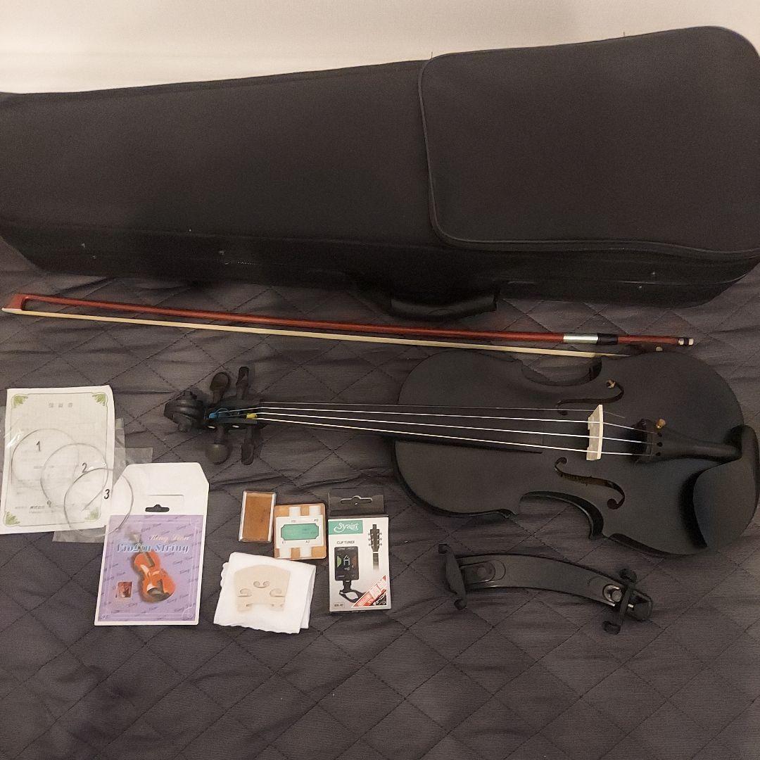 【美品】バイオリン Hallstatt V-12 BK 4/4 ケース付属