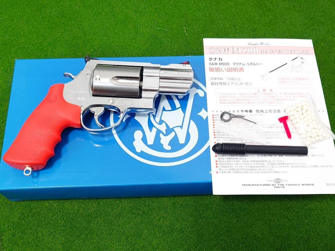 タナカ S&W M500 ES 2-3/4インチ ステンレスフィニッシュ