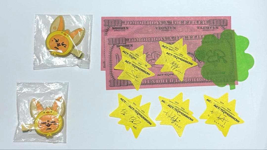 TXT ヘアクリップ　銀テ　落下物　ヨンジュン　ファンチュン