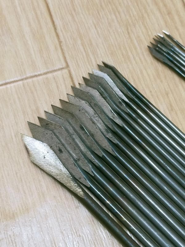 限定価格 和竿製作工具・竹節抜き2.5mmmm～12mm20本 限定仕様