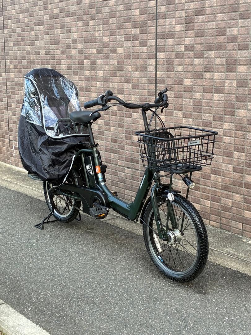 パナソニック ギュットアニーズ電動自転車ダークグリーン