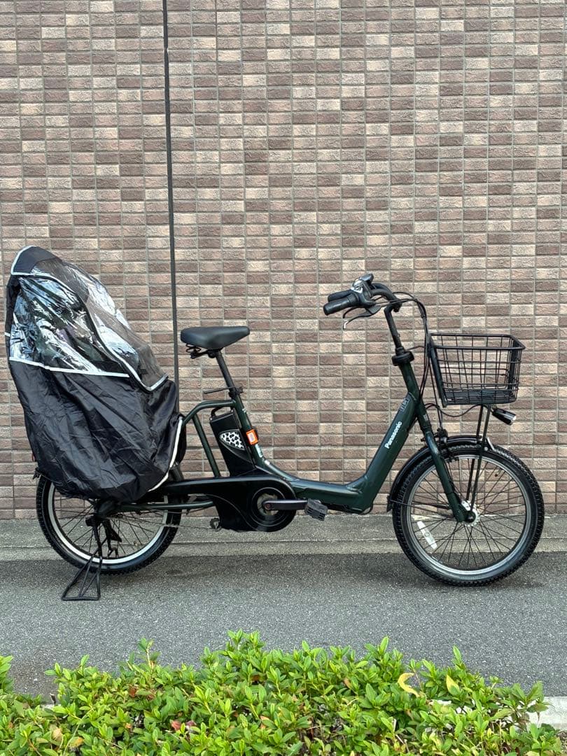 パナソニック ギュットアニーズ電動自転車ダークグリーン