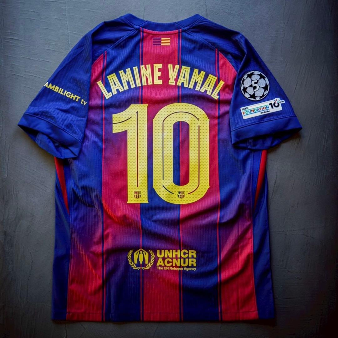 バルセロナ 25/26 オーセンティック ユニフォーム ホーム ラミン•ヤマル