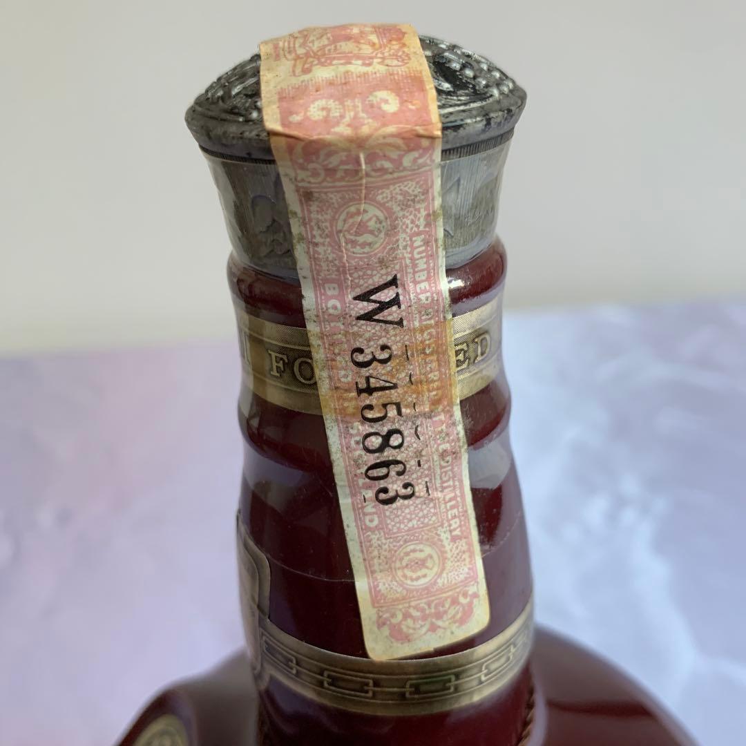 未開栓古酒　シーバスリーガル　ロイヤルサルート 21年　赤陶器