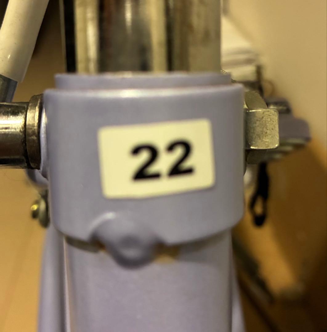 配送不可/引取限定　メゾピアノ　自転車　２２インチ　中古