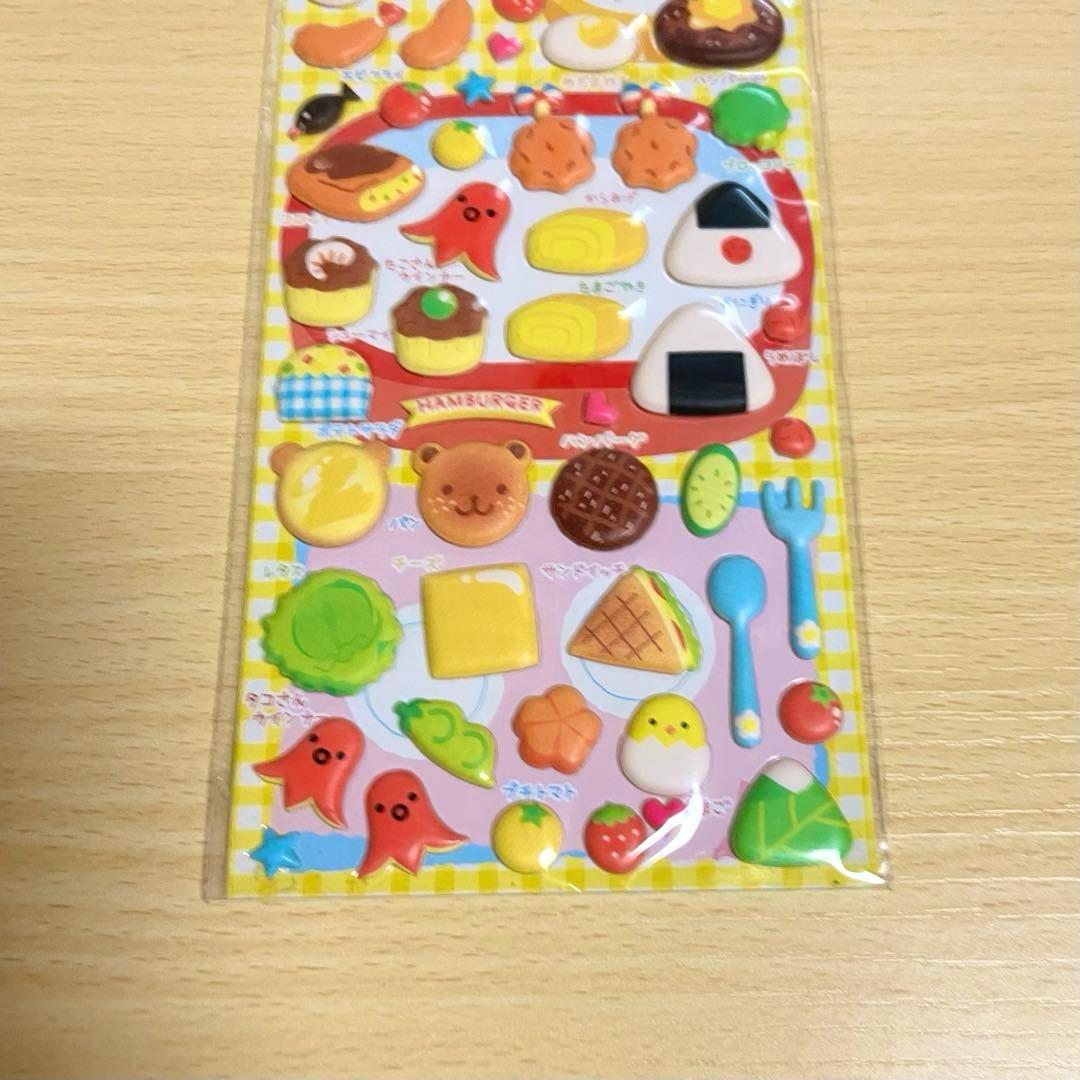 【超激レア！】平成レトロ！おべんとう シール　　貼って重ねてあそべるシール