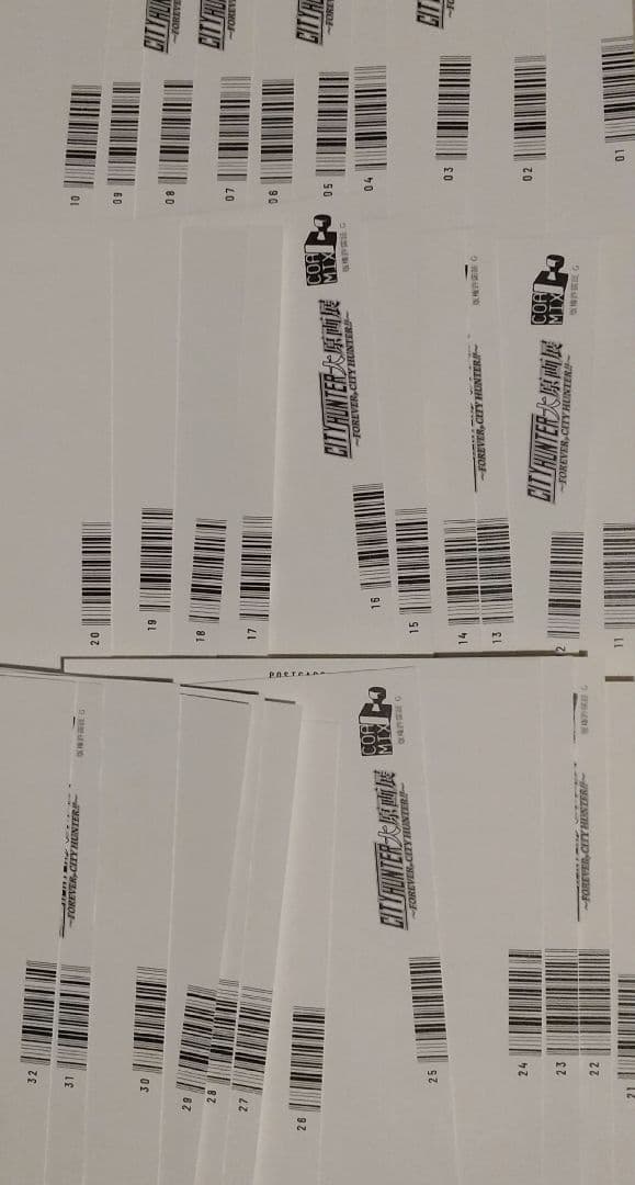 シティーハンター大原画展　ポストカード全32種セット