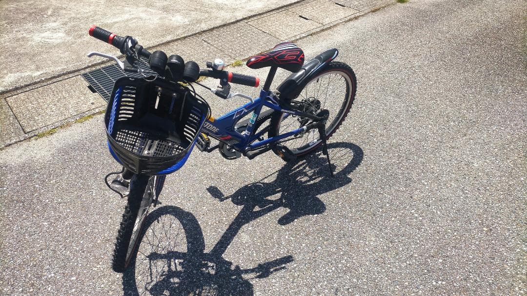 富山県　ブリヂストン エクスプレスジュニア 22インチ EXJ26　6段 自転車