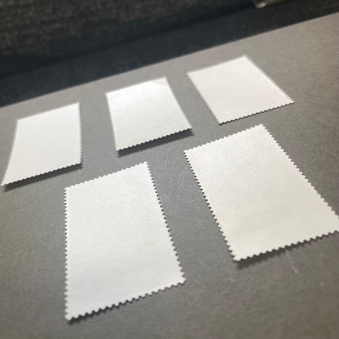 中国切手　文10 注文消　5種完