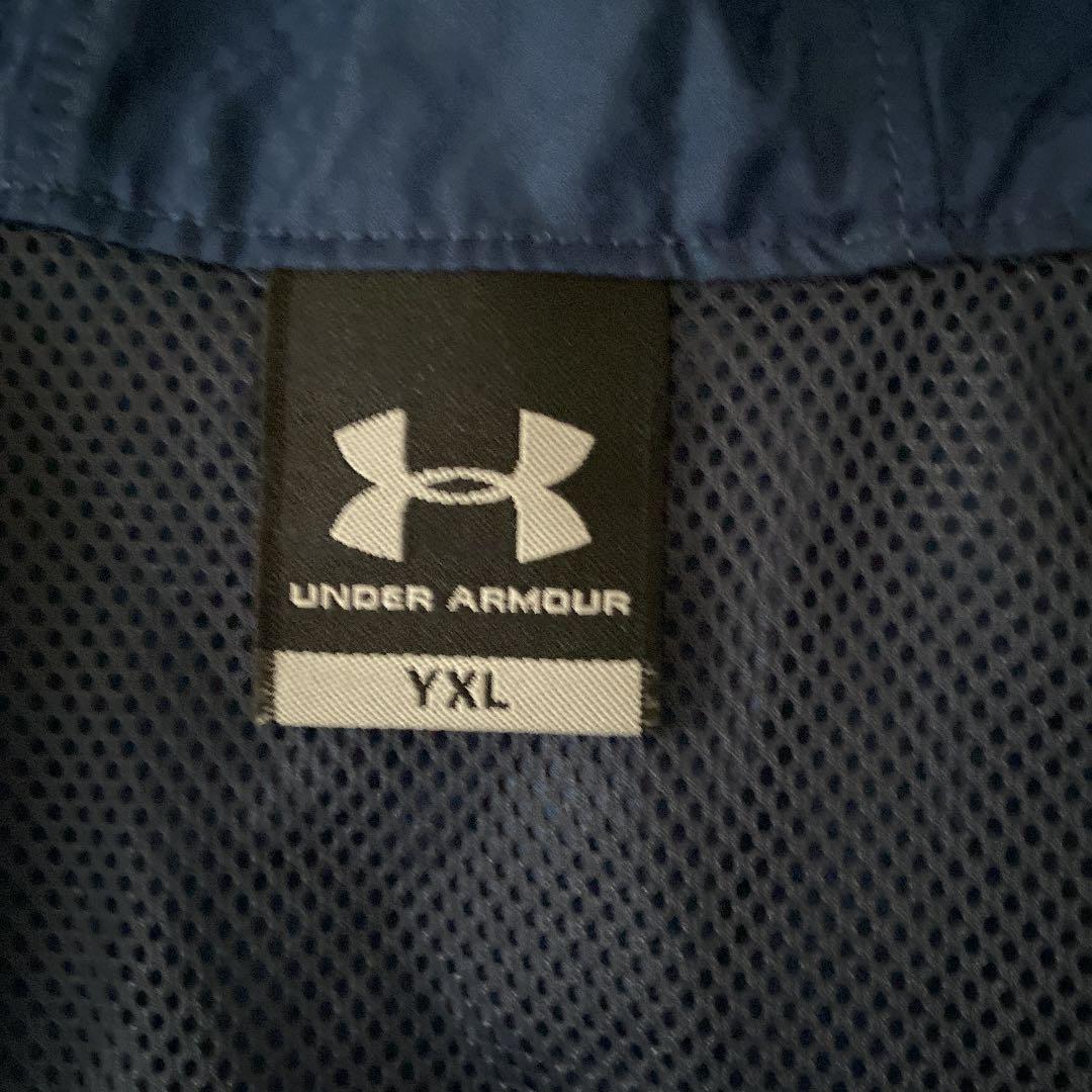 アンダーアーマー　ストーム　上下セットアップ　美品　紺色