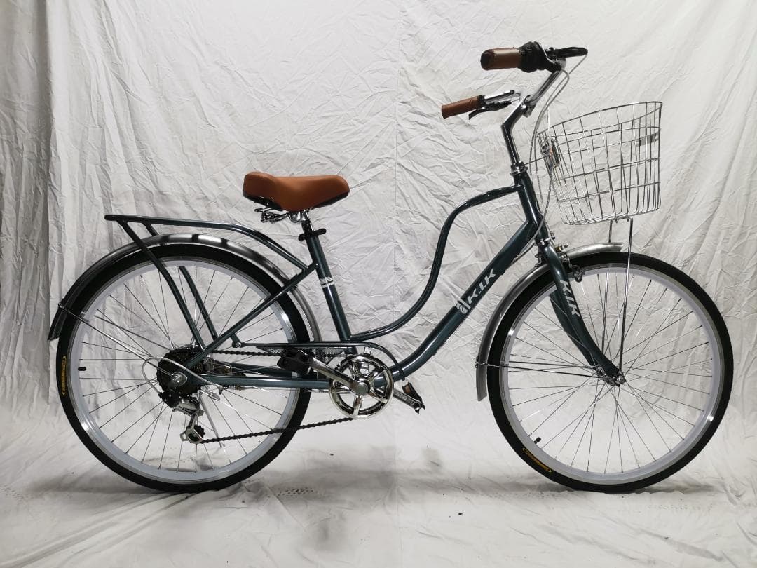 在庫処分超お得 新品KF24 自転車 シティサイクル シマノ製7段10