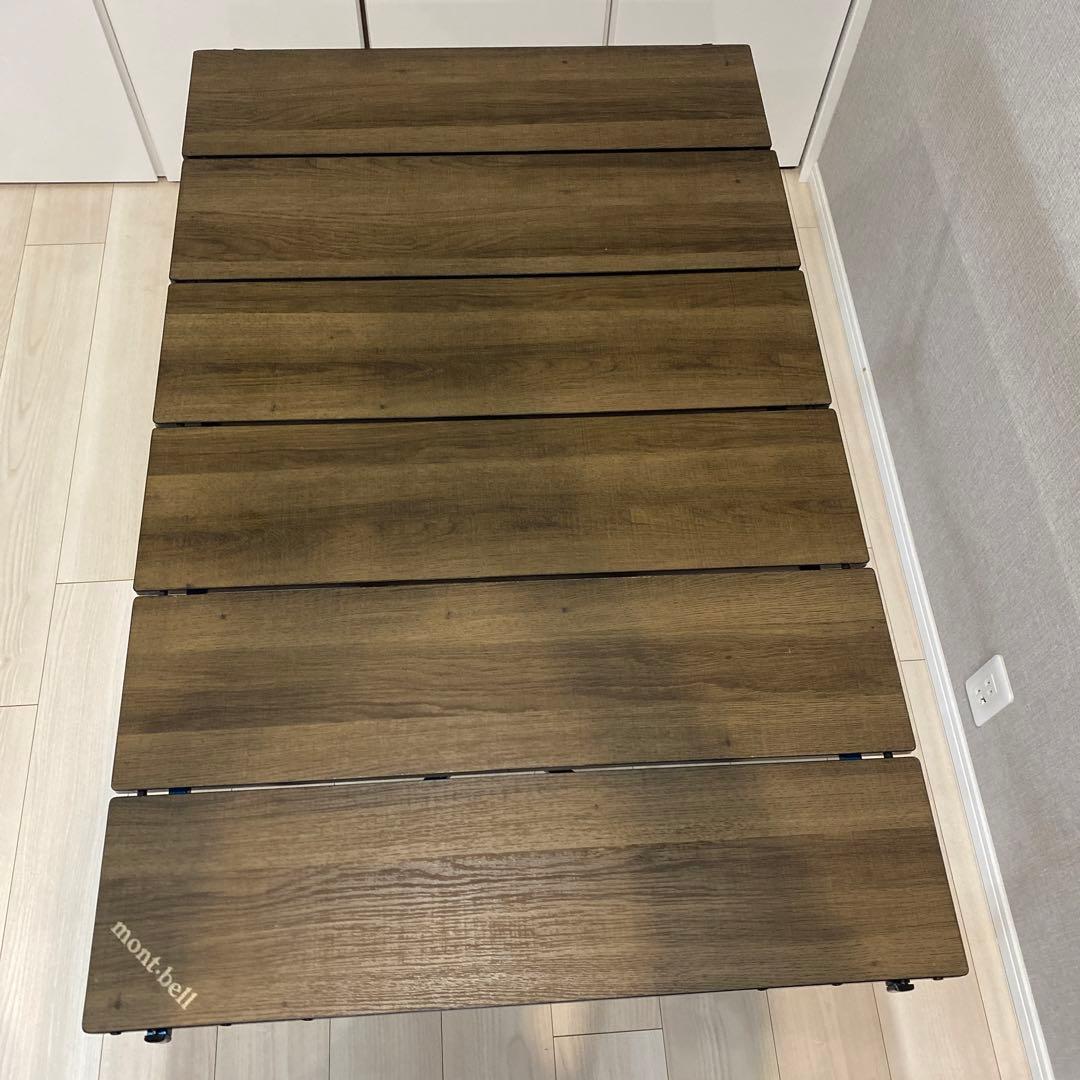 mont-bell アウトドアテーブル ブラウン