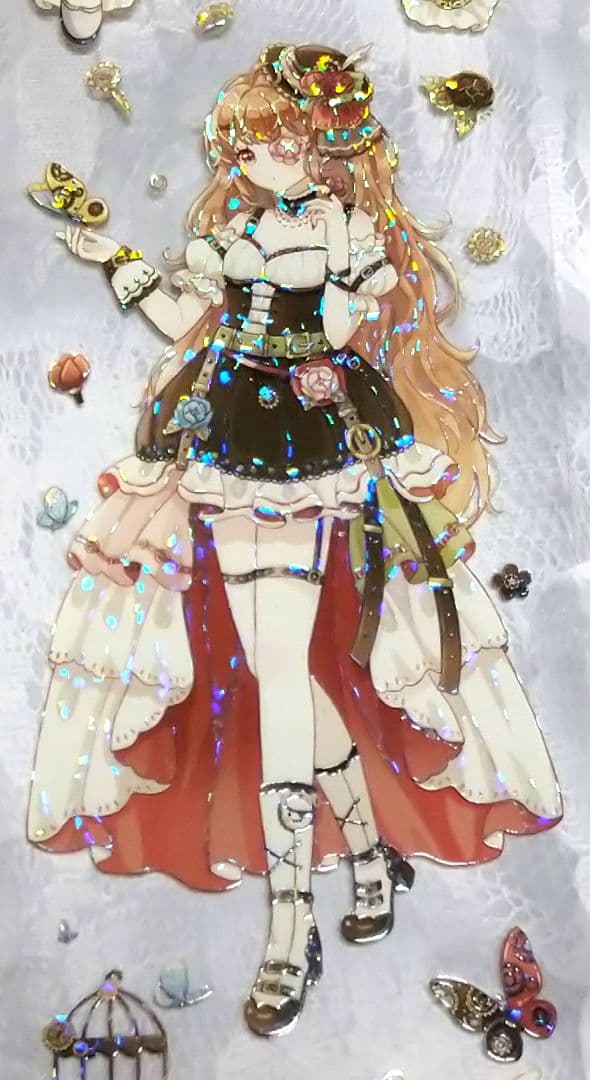 ☆SALE✩再販✩J258＃熔金学院(银河光)切売り海外人物マステ女の子