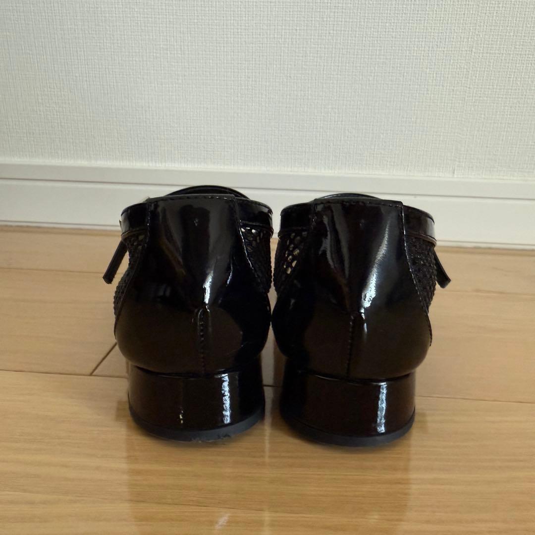 【美品】TOMORROW LANDストラップシューズ フラットシューズ 37