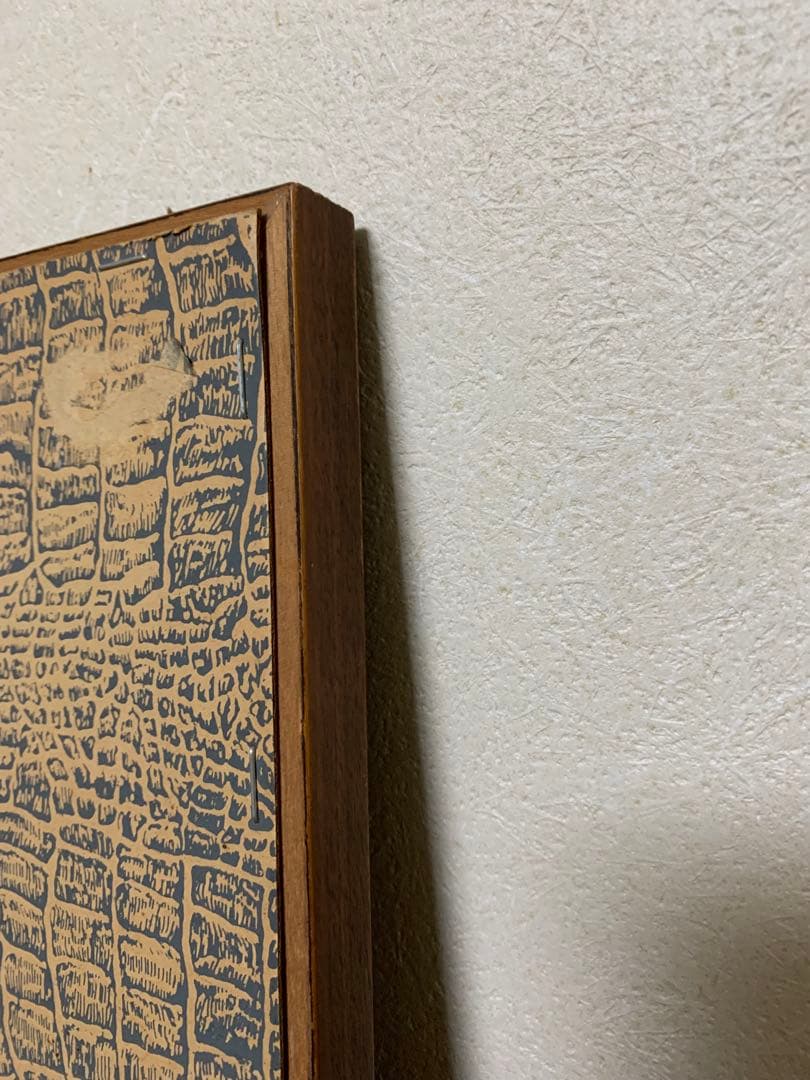 ヴィンテージ アルファベット　刺繍サンプラー　額装品　アンティーク