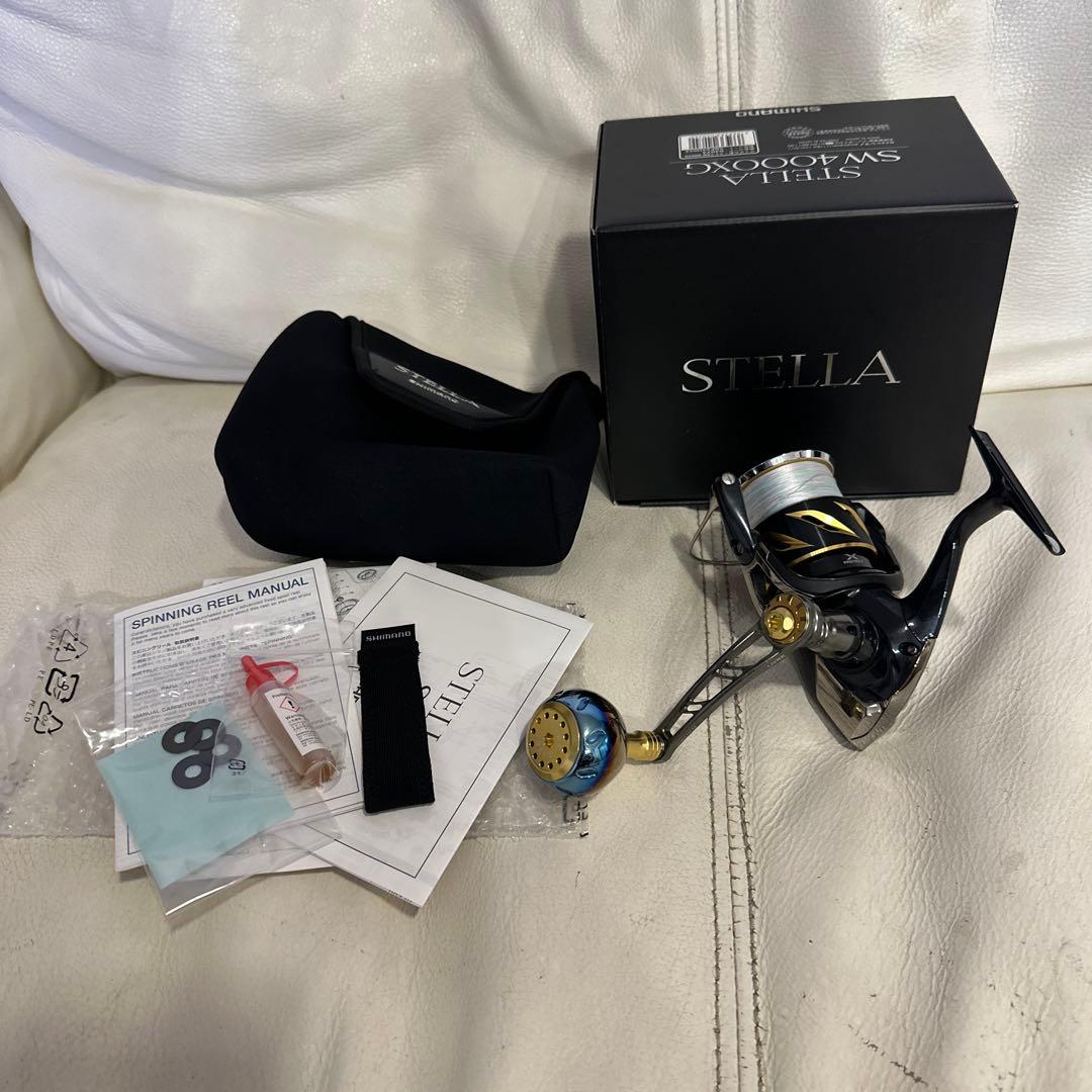 シマノ　ステラ　SW4000XG リブレぱわーハンドル付き