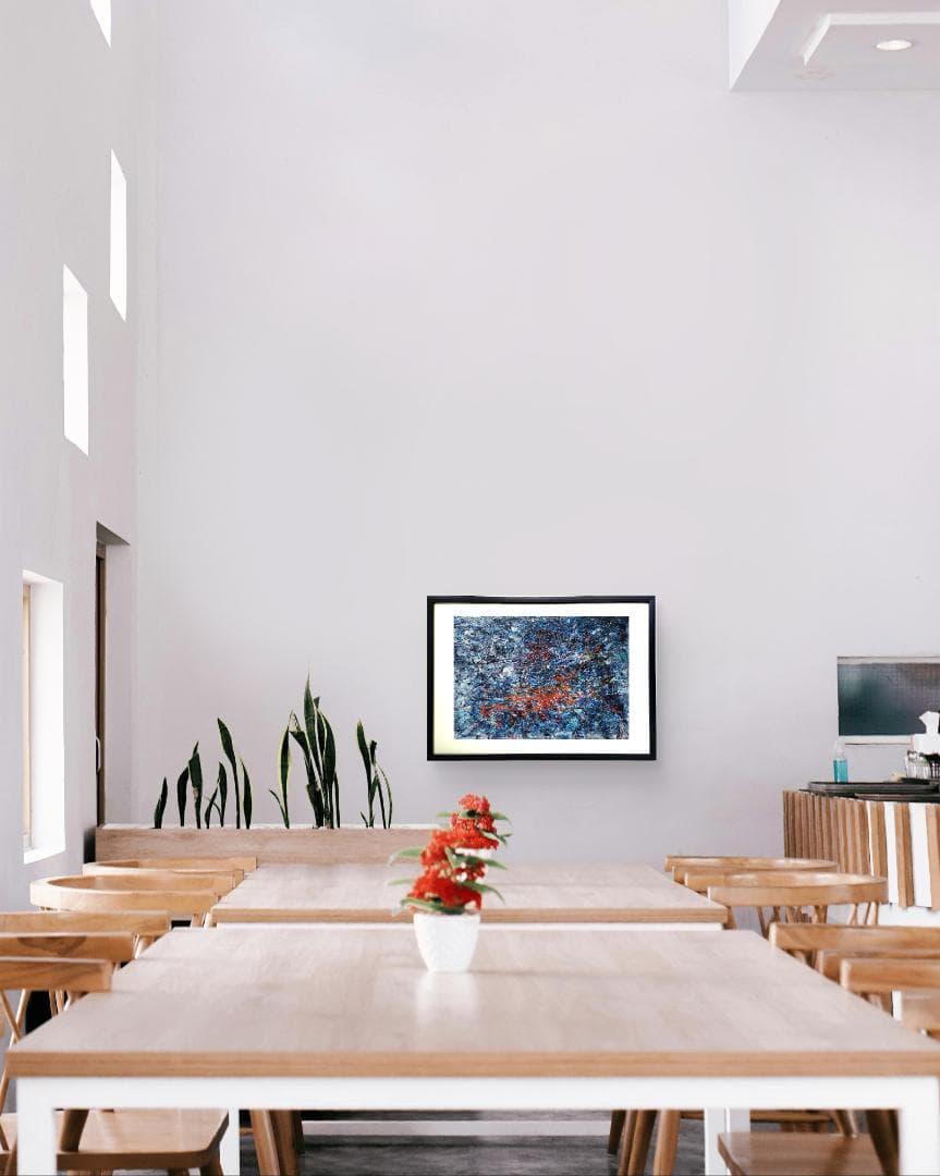 【専用】Sense of loss/抽象画 77×56㎝ B2 額縁セット 原画