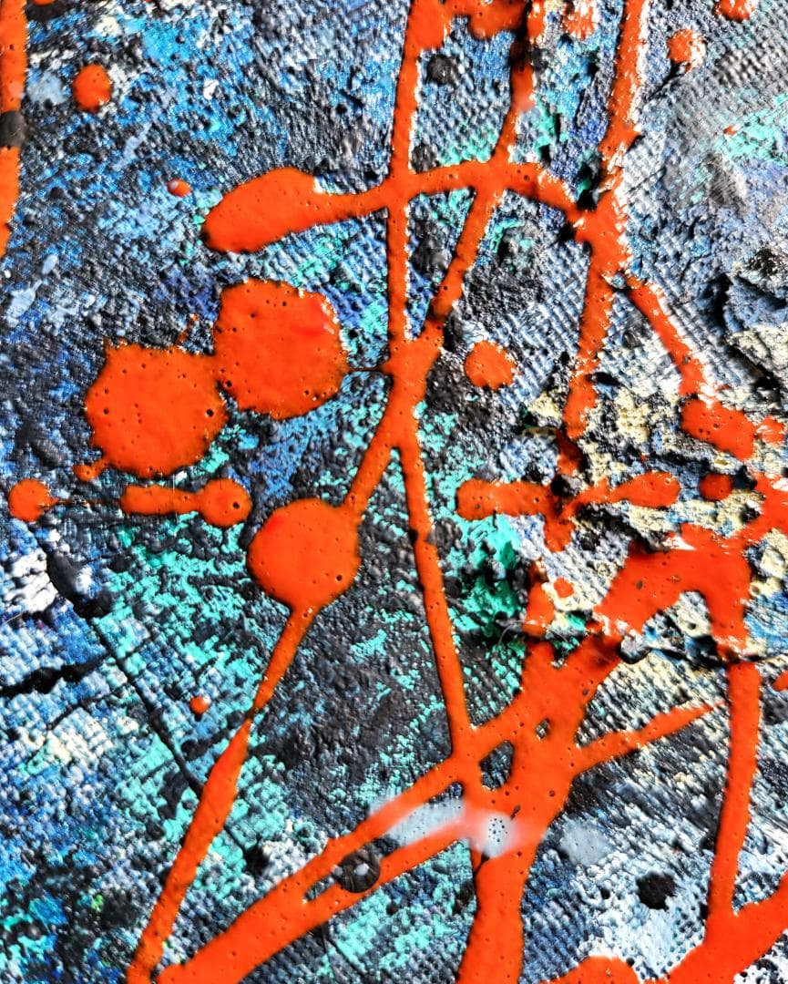 【専用】Sense of loss/抽象画 77×56㎝ B2 額縁セット 原画