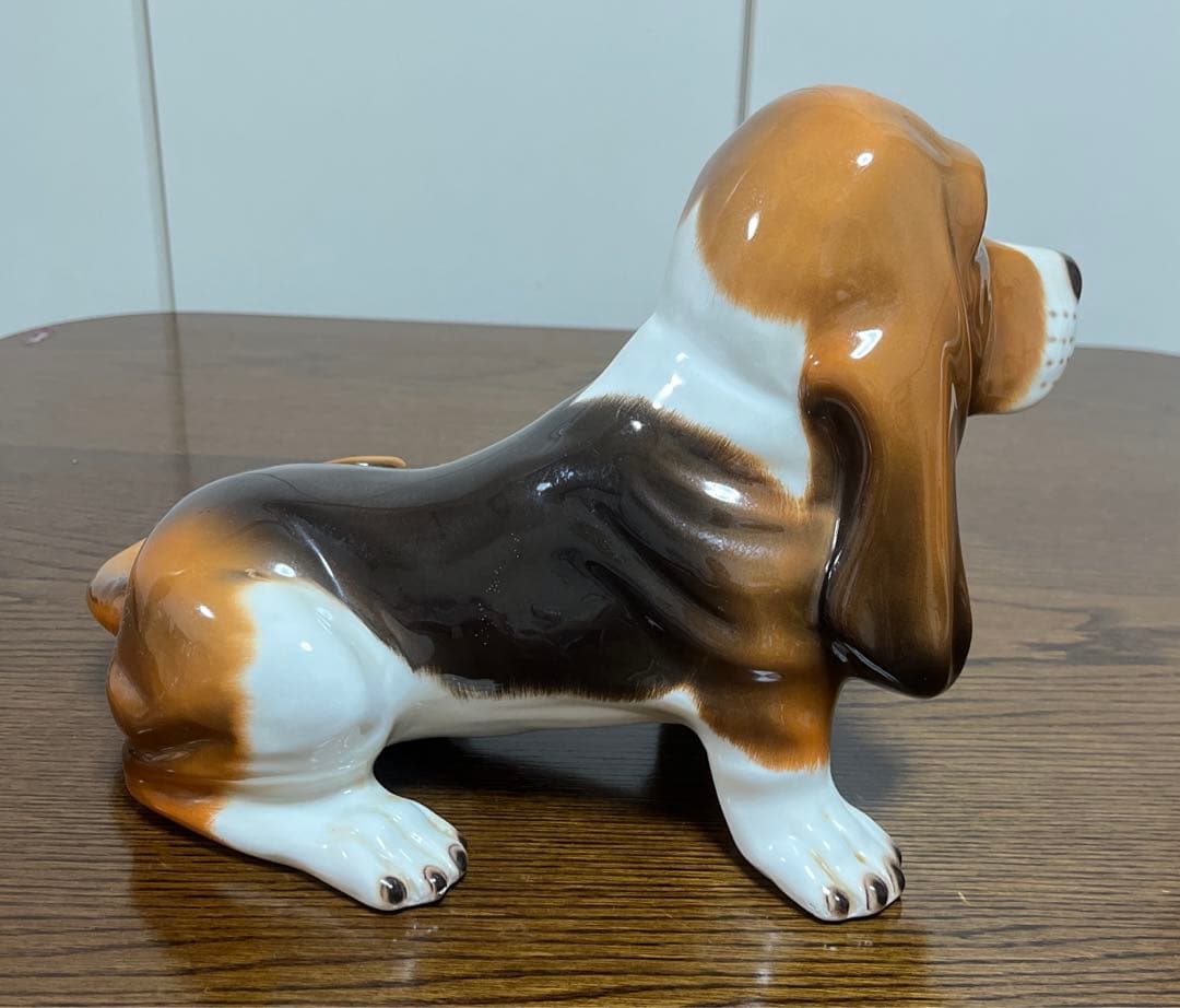 犬置き物　陶器製