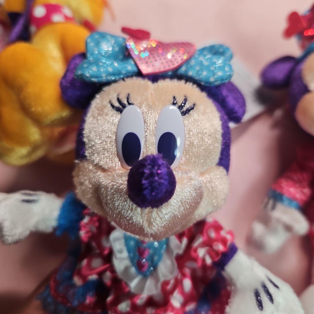 ミッキー・ミニー・プルート ぬいぐるみセット　ミニパル　ディズニー　ぬいば