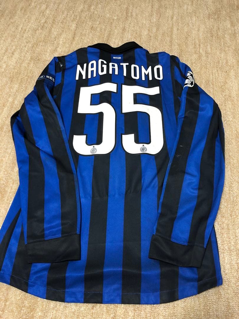 11 12 CL ホーム　インテル　長友　長袖実使用マルセイユ戦