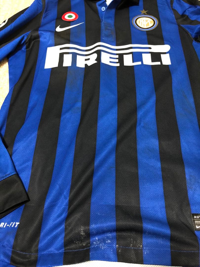 11 12 CL ホーム　インテル　長友　長袖実使用マルセイユ戦