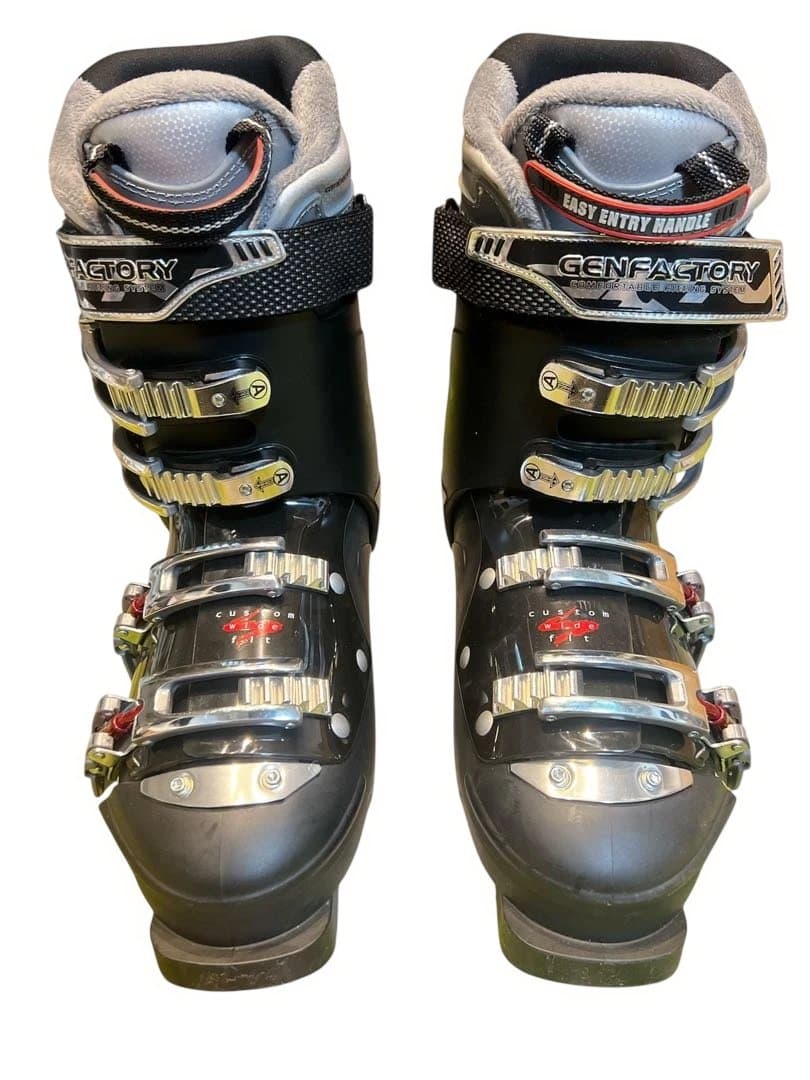 ☆GENFACTORY スキー用ブーツ ブラック ジャパン ワイドフィット☆