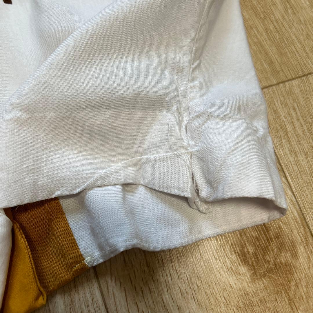 古着屋購入　ヴィンテージ　ボーリングシャツ　60s フロッキープリント