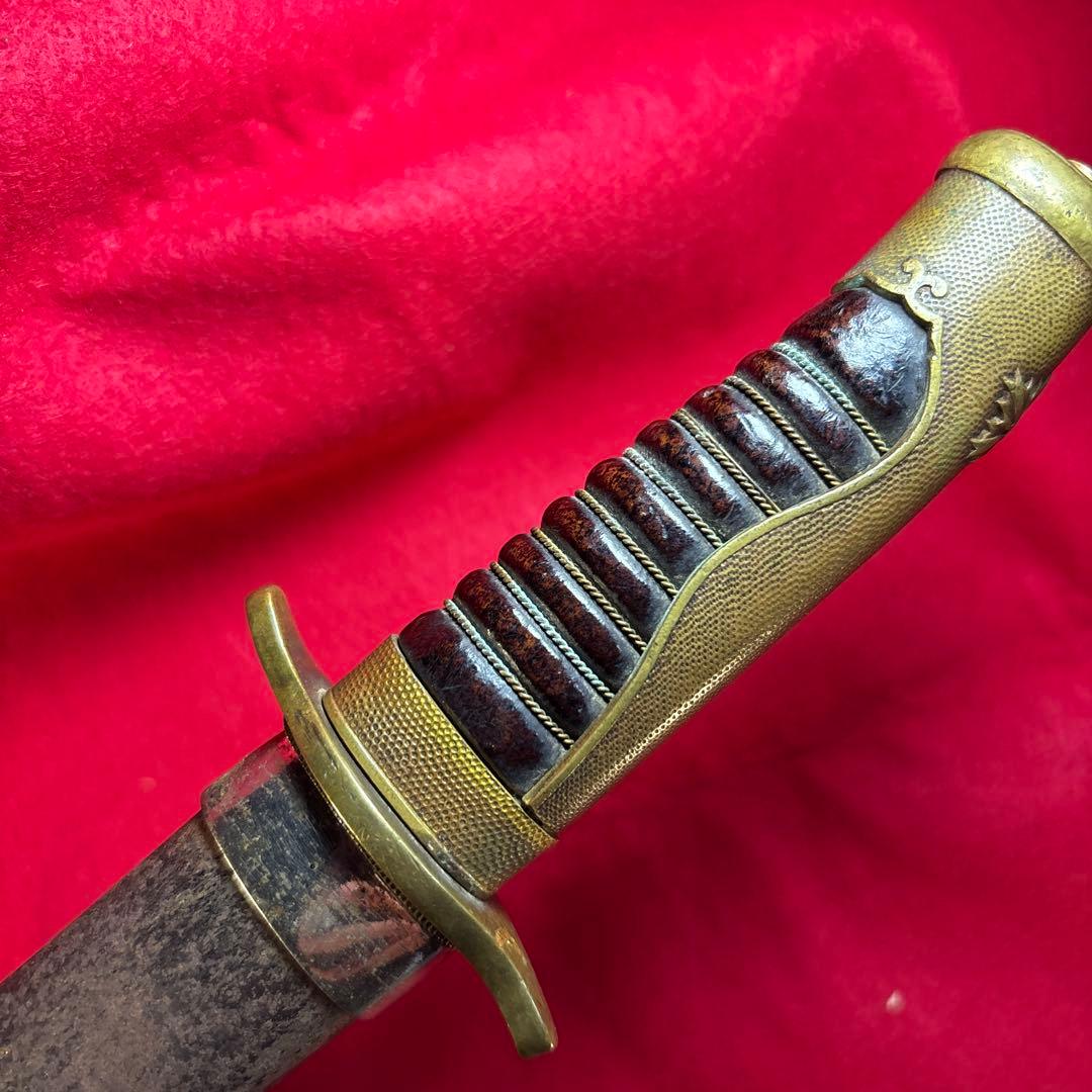 指揮刀　儀礼用　サーベル　旧日本警察　切断済み　刃無し　歴史的資料　コレクション