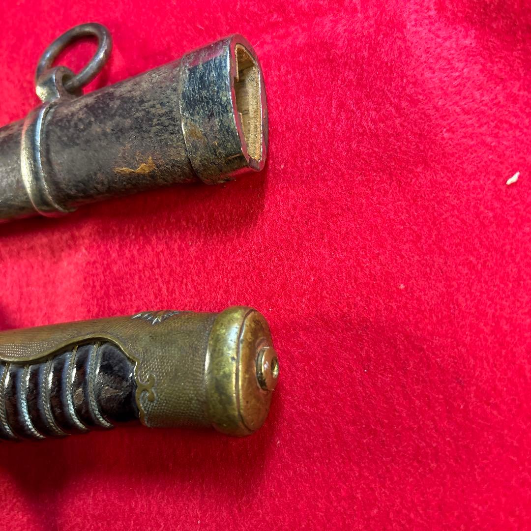 指揮刀　儀礼用　サーベル　旧日本警察　切断済み　刃無し　歴史的資料　コレクション