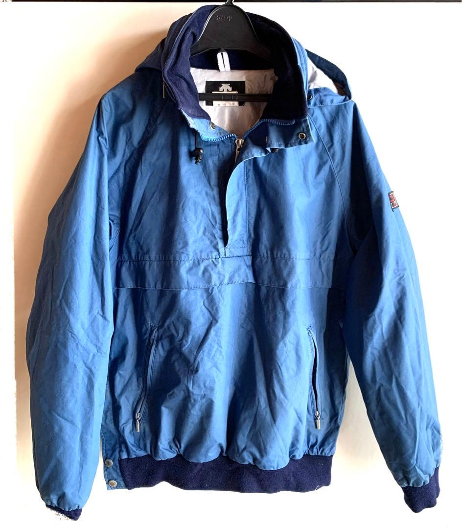 昭和レトロ DESCENTEデサント スキーウェア スノボ ジャケットデニム①